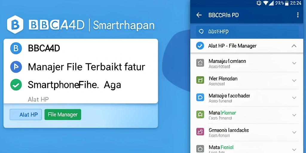 Antarmuka BBCA4D yang simpel dan fungsional untuk manajer file.