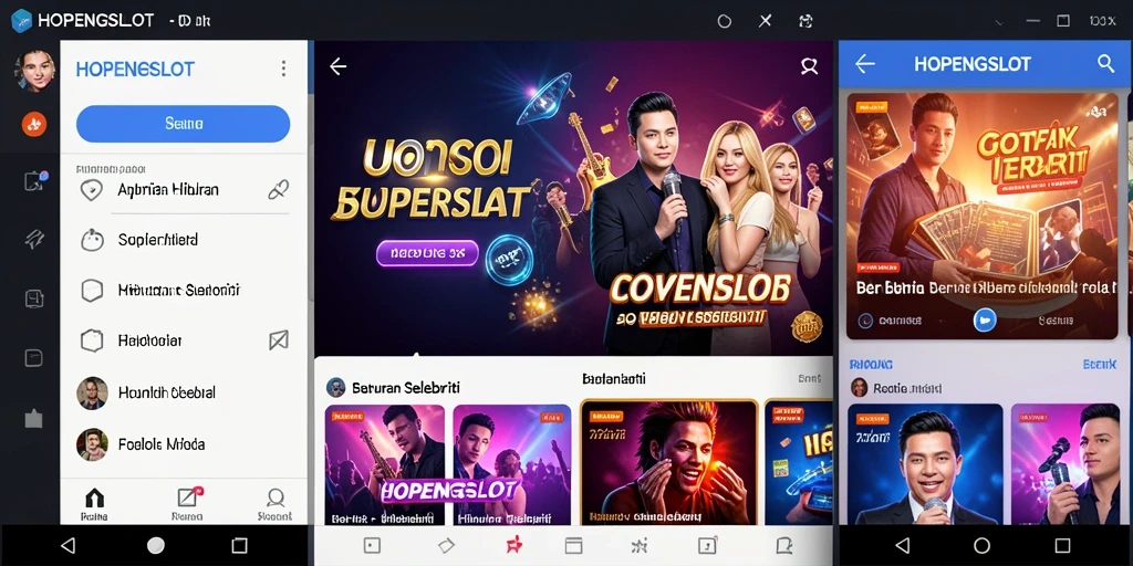 Antarmuka HOPENGSLOT menampilkan berita selebriti terbaru yang menarik.