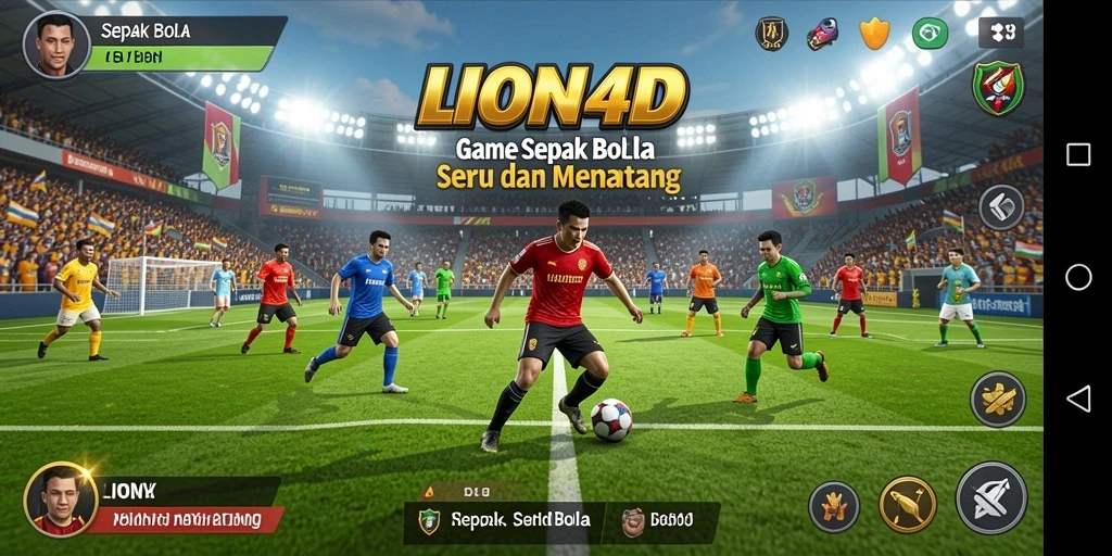 Tampilan antarmuka permainan LION4D yang menarik dan intuitif.