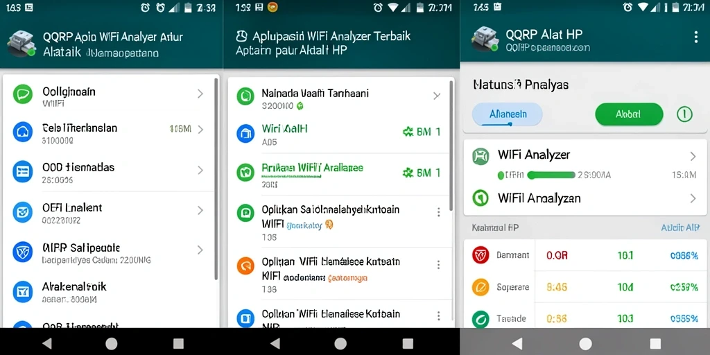 Antarmuka pengguna QQRP yang informatif dan menarik untuk analisis WiFi.